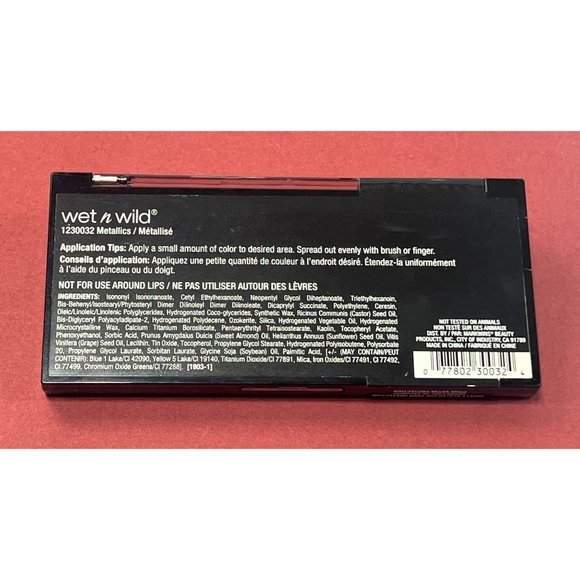 Wet n Wild - Paint Palette - #1230032 Metallics - Picture 3 of 7